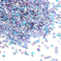 Silver Glitter Star Confetti with Diamonds - 3000 Pieces, Party Table Decor