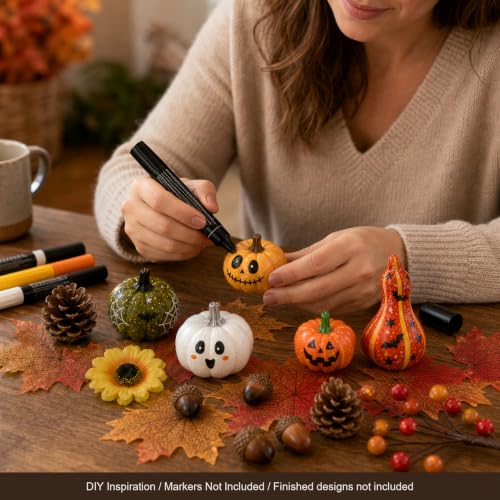 Artificial Pumpkin Decor Set 87PCS Fall Decorations for Halloween Thanksgiving
