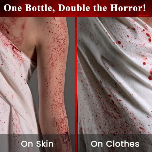 Fake Blood Spray for Halloween - Fresh Red Washable & Realistic 2.03 Fl Oz