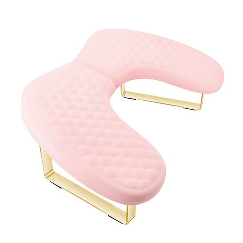 Hand Rest for Nails Tech,Soft Memory Foam Nail Arm Rest Stand,U Shaped Manicure Hand Rest Cushion Pillow for Acrylic Nails,Detachable Bracket(Pink)