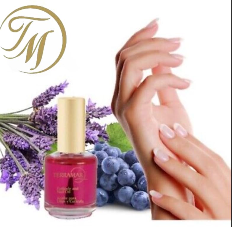 Terramar Cuticle & Nail Oil - Nourishing Formula with Vitamin E - Hydrates & Strengthens Cuticles for Healthy Growth