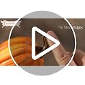 Medium Fall Pumpkin Decorations Set - Cracked Resin Pumpkins for Autumn & Thanksgiving Home Decor