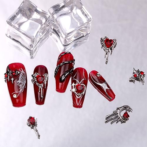 Halloween Nail Charms 3D Alloy Nail Art Decorations - Color7