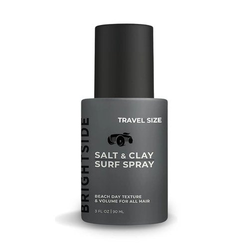 Brightside Salt & Clay Surf Spray - Instant Volume & Texture for Thicker Hair - Hydrating, Alcohol-Free Formula, 3oz Travel Size