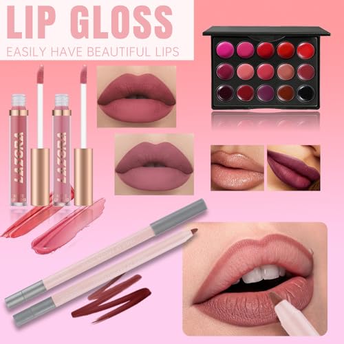 Full Makeup Kit for Teens & Women - D Set Box Makeup Gift Set