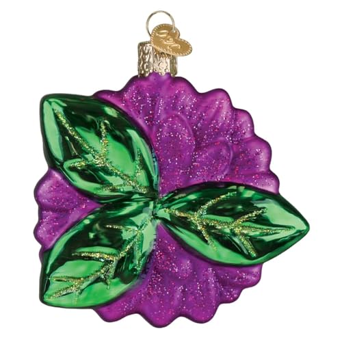Dahlia Glass Ornament for Christmas Tree Handcrafted Holiday Decoration, Garden Collection