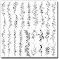 Floral Temporary Tattoos for Women - Waterproof Fake Body Art Set, 49 Pcs