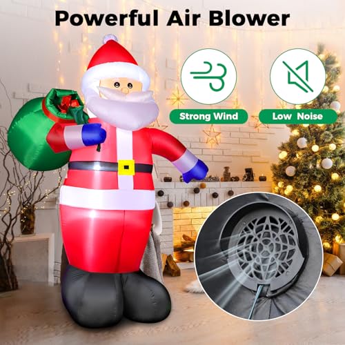 12V 0.85A Inflatable Fan Replacement Kit with LED Lights & 1.5A Adapter - Halloween Christmas Decorations - Variation of 0.85A Air Blower