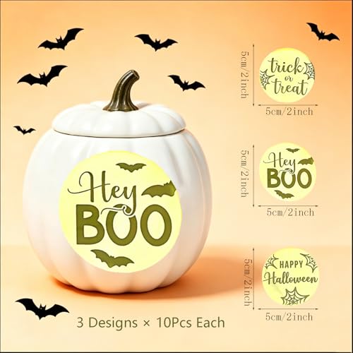 Halloween Cake Toppers Set - Gold Mirror Acrylic with 3 Designs for Party Decorations