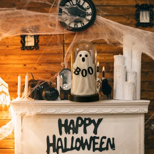 Halloween Ghost Light Up Dome Decor - Spooky Table Centerpiece