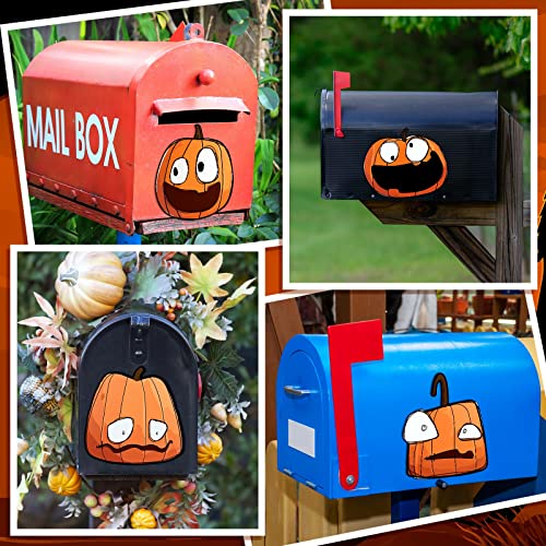 Halloween Car Magnets Set - Waterproof Pumpkin Decor for Vehicles, Mailboxes & Fridge