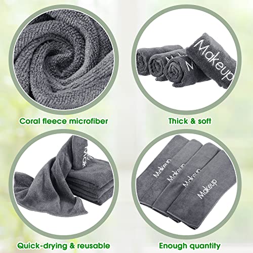 Microfiber Makeup Remover Towels - 20 Pack Face Washcloths for Cleansing and Beauty