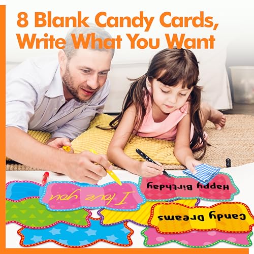 Candyland Party Signs Set - 22 Thick Cardstock Decor for Birthday Halloween Christmas