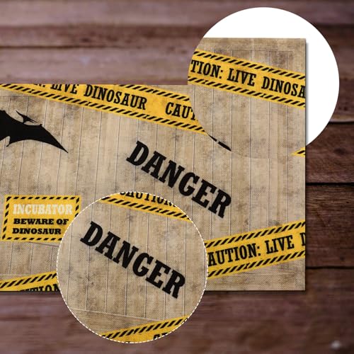 Dinosaur Party Table Runner - Prehistoric Birthday Decorations, 12x72 Inches - Variation of THIS listing