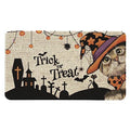 Halloween Cat Welcome Doormat - Spooky Trick or Treat Door Mat 30x17 Inch Variation of Halloween Cat Doormat