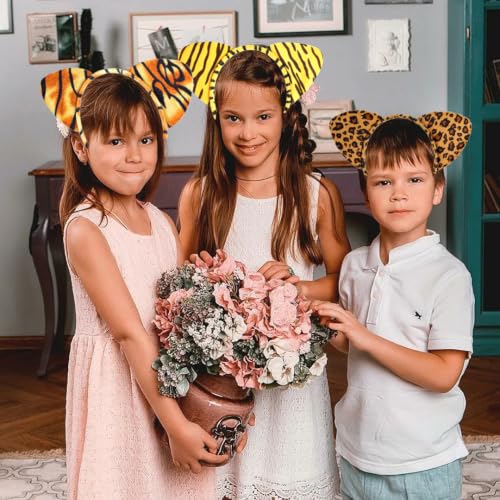 14-Pack Cat Ears Headbands Halloween Costume Accessories for Women