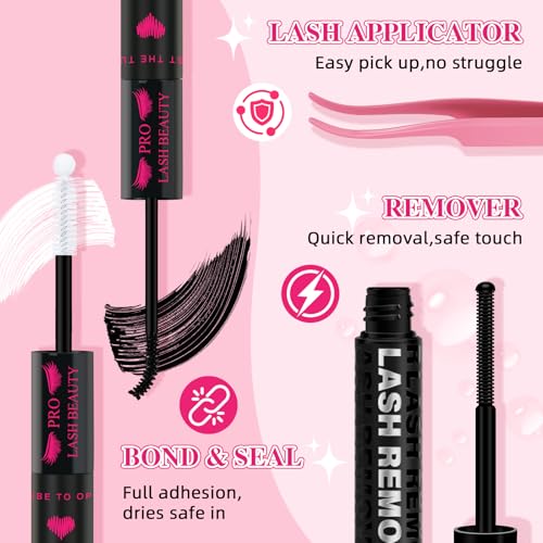 DIY Lash Clusters Kit Spiky 80D+100D False Eyelash Extensions - PRO LASHBEAUTY Variation of Kit-Spiky-80D+100D