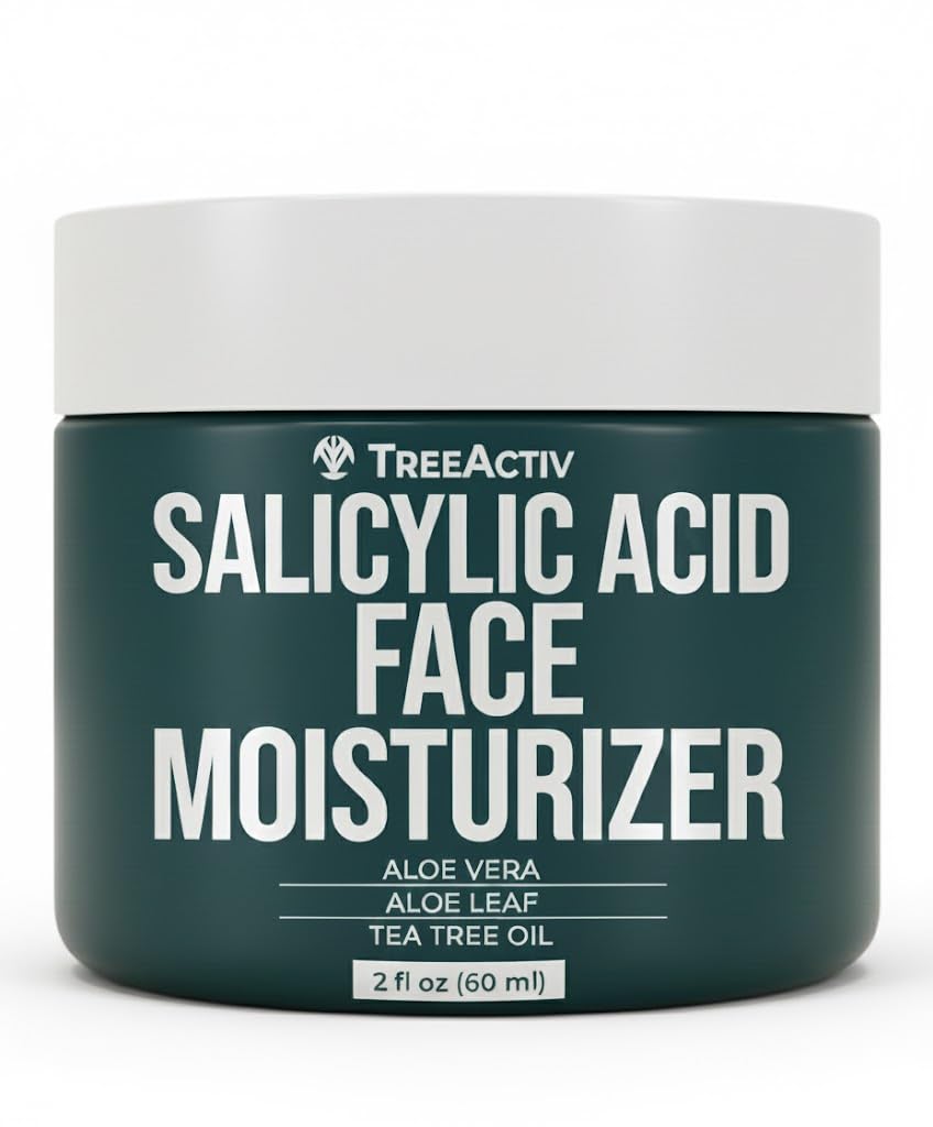 TreeActiv Acne Eliminating Face Cream - Moisturizing Tea Tree Formula for Balanced Skin | 2 fl oz