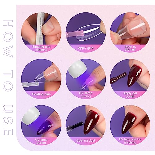 Geisofu White UV Nail Lamp - Dual Wavelength Gel Polish Curing Light