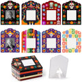 36 Pcs Day of the Dead Photo Frame Set - Mini Sugar Skull & Marigold Designs