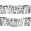 Silver Foil Fringe Garland Pack for Party Decorations - 30 Feet