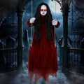 55-Inch Hanging Ghost Doll Halloween Outdoor Indoor Decor with Sound & Light