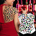 Mixed Leopard Print Temporary Tattoos 6 Sheets for Halloween & Costume Parties