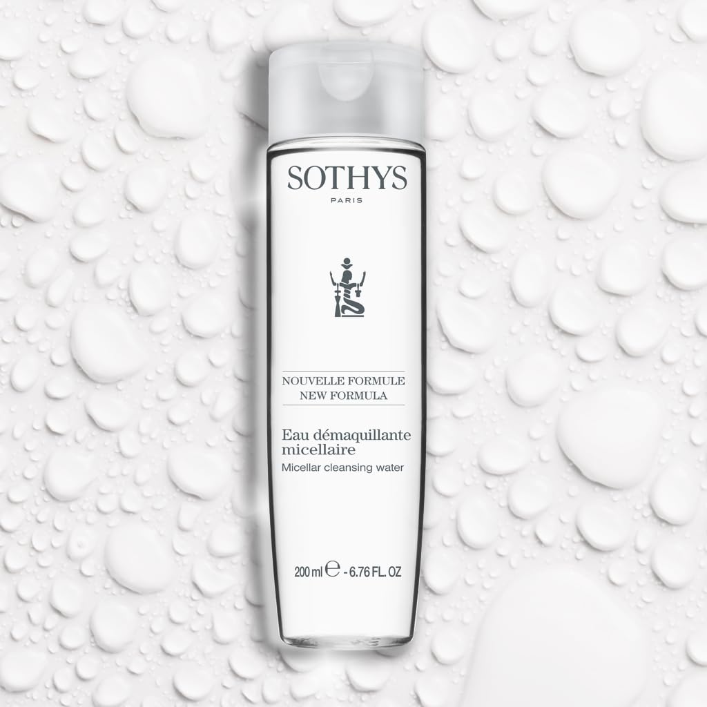 SOTHYS Micellar Cleansing Water - Gentle Face Cleanser & Makeup Remover for All Skin Types