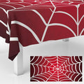 Halloween Spider Web Tablecloth 53x108 Inch Party Decor Outdoor Indoor