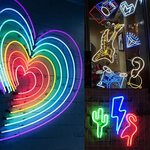 Blue 2M Neon EL Wire with Battery Controller - 3 Modes for Party & Decoration