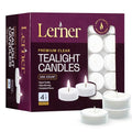 200 Pack Clear Tea Light Candles - 4.5 Hour Burn Time, Unscented, Bulk