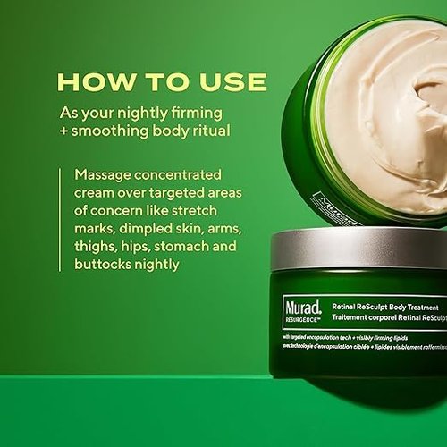 Murad Retinal ReSculpt Body Treatment - Firming Body Cream with Encapsulated Retinal & Shea | 5.0 Fl Oz