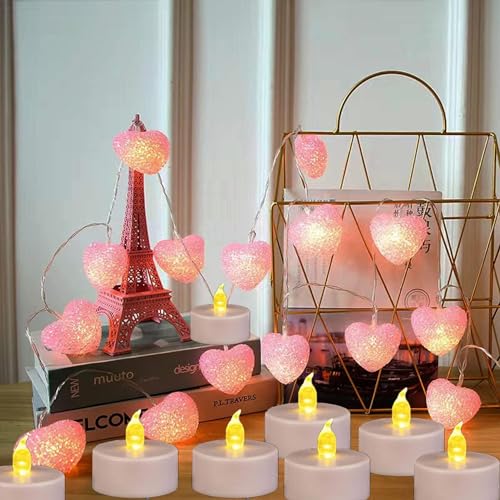Nancia LED Flameless Tea Lights 200 Pack Warm Yellow Battery Operated