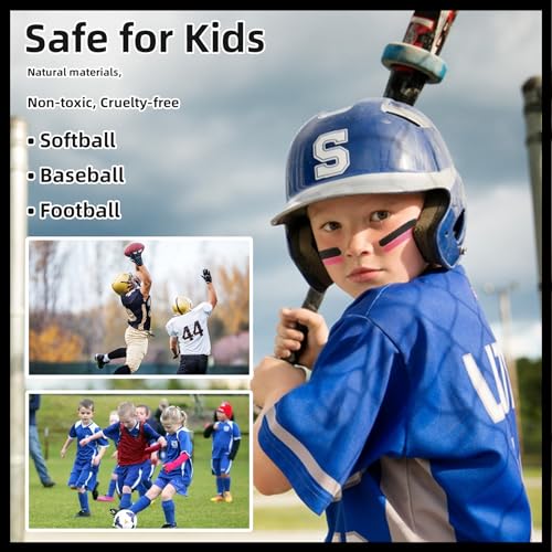 Sporting Face Paint Stick for Baseball Football Softball - Black, Long Lasting Eye Black