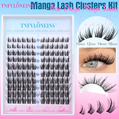 Natural Lash Extension Kit with Wispy Clusters, Bond, Seal & Tweezers