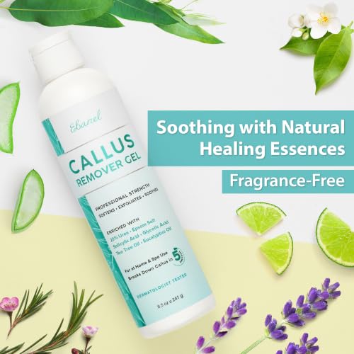 Ebanel Salon-Grade Callus Remover Gel with 20% Urea, 8.5 oz Pedicure Peel - Pack of 1