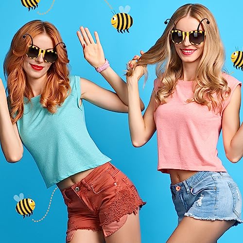 Halloween Bee Glasses Costume Accessory - Black & Yellow, 12 Pack - Bee / Black / 12