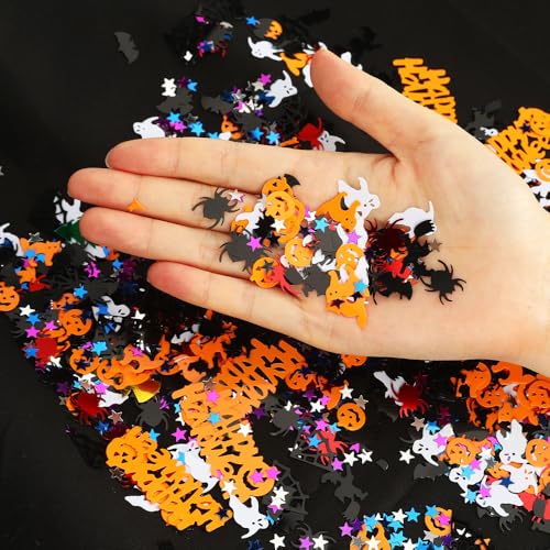 Halloween Confetti Glitter Table Decorations - Halloween Style-a