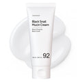 TOSOWOONG Black Snail Mucin 92% Face Cream, 920,768ppm Black Snail Mucin, Propolis, Lightweight Moisturing Cream for Soft, Glowy Skin, Moisturizer Face Cream, Korean Skin Care, 100ml, 3.38 fl.oz.