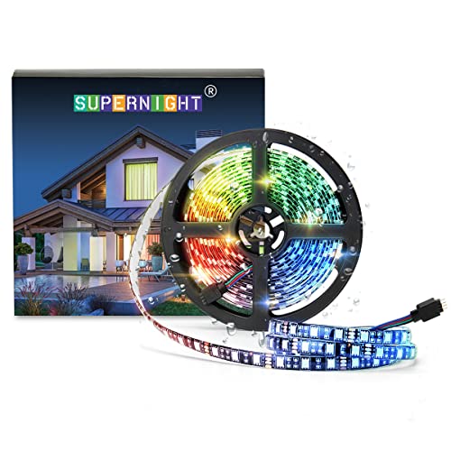 RGB Remote Controller & 16.4ft Waterproof RGB LED Rope Lights for Indoor & Holiday Decor
