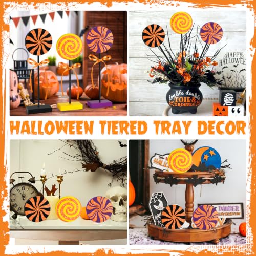 Halloween Wooden Candy Sign Set - Shiny H.Shiny Variation, 3 Pieces