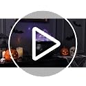 Halloween Bubbling Cauldron Set with Lights and Clear Balls - Indoor Decor