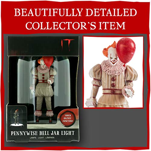 Pennywise Clown Bell Jar Light - Officially Licensed It Merchandise