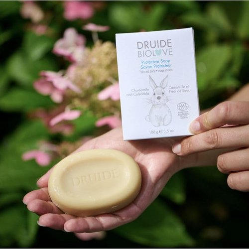 BioLove Baby Soap Bar - Ultra-Gentle Vegan Care for Sensitive Skin | Calming Lavender & Chamomile - 100g (3.5 oz)