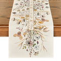 Brown 13x120 Inch Fall Table Runner Polyester Home Decor Party Tablecloth
