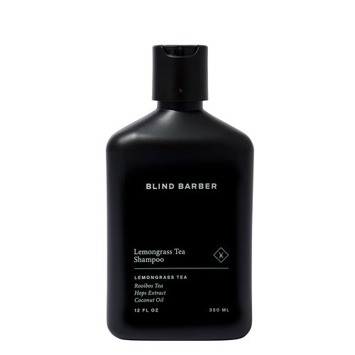 Blind Barber Lemongrass Tea Daily Clarifying Shampoo - Sulfate-Free Hair Thickening Formula with Minty Scent (12 Oz)