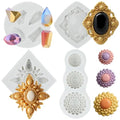 Diamond & Pearl Gem Silicone Mold Set - Style B for Cake Decorating