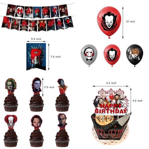 Halloween Horror Movie Character Party Decorations Kit - Kbtz-3