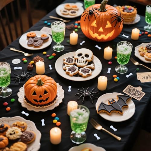 Mini Skeleton Bones for Crafts Halloween Decoration - 100 Small Plastic Fake Bones