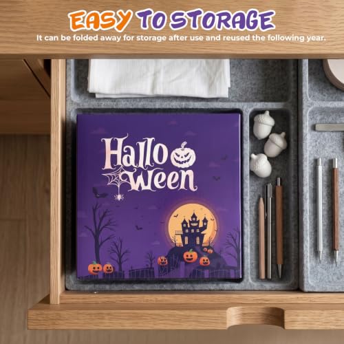 5 FT Inflatable Ghost with Pumpkin Halloween Decor LED Lights Outdoor Indoor